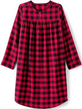 Kids Lands End Dress Plaid